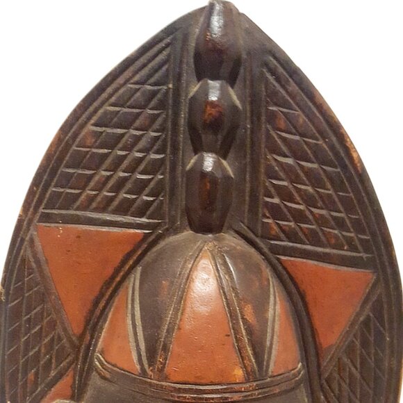 Vintage African Wood Statue, Collectible African Art, African Home Decor - Picture 13 of 15